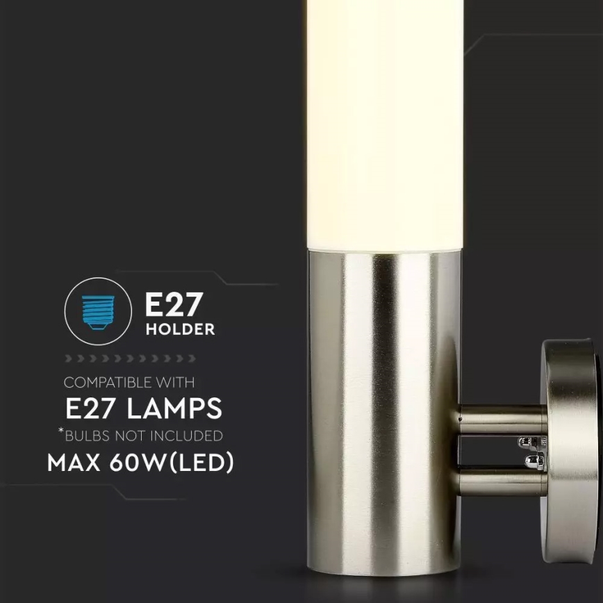 Kültéri fali lámpa 1xE27/60W/230V IP65