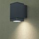 Kültéri fali lámpa 1xGU10/20W/230V IP44 szürke
