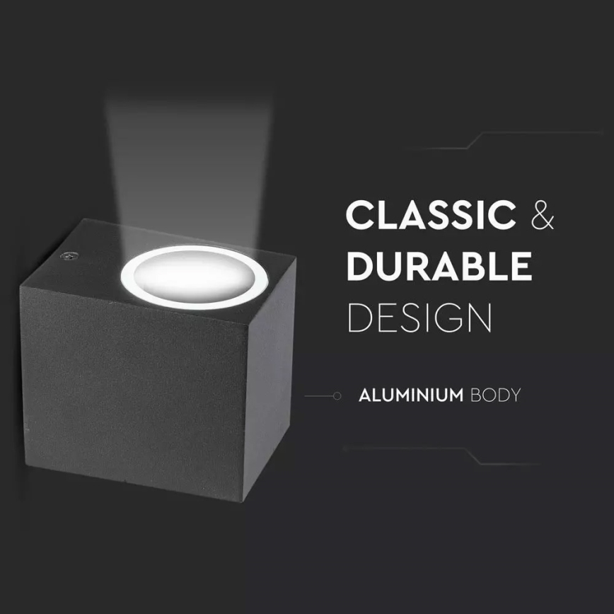 Kültéri fali lámpa 1xGU10/35W/230V IP44