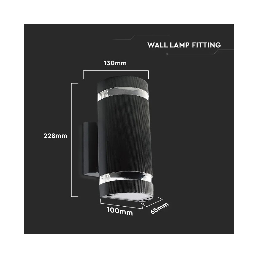 Kültéri fali lámpa 2xE27/60W/230V IP44