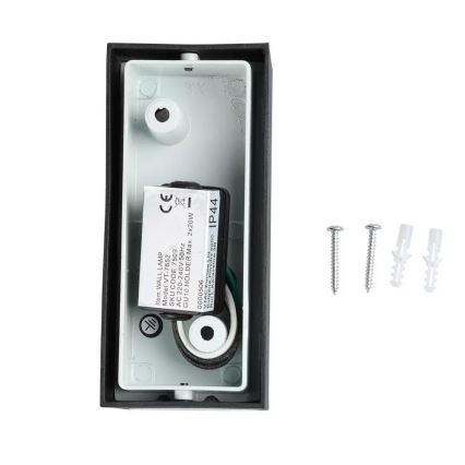 Kültéri fali lámpa 2xGU10/20W/230V IP44