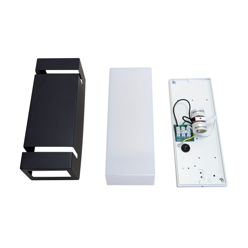 Kültéri fali lámpa BRICK 2xGU10/7W/230V IP44