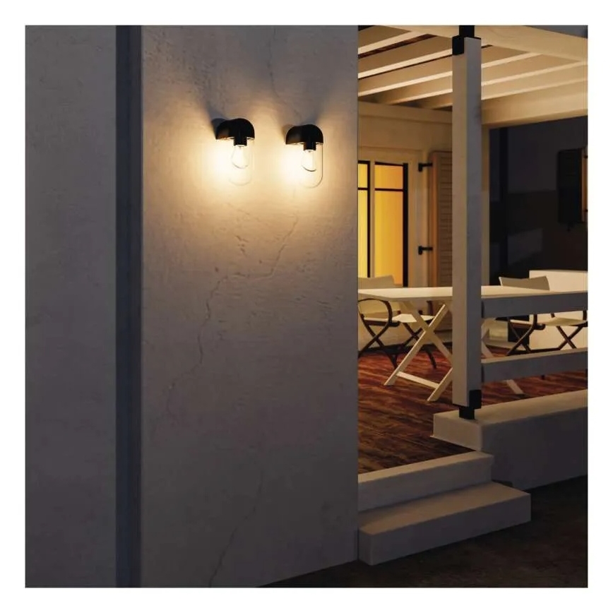 Kültéri fali lámpa CASSIA 1xE27/15W/230V IP44