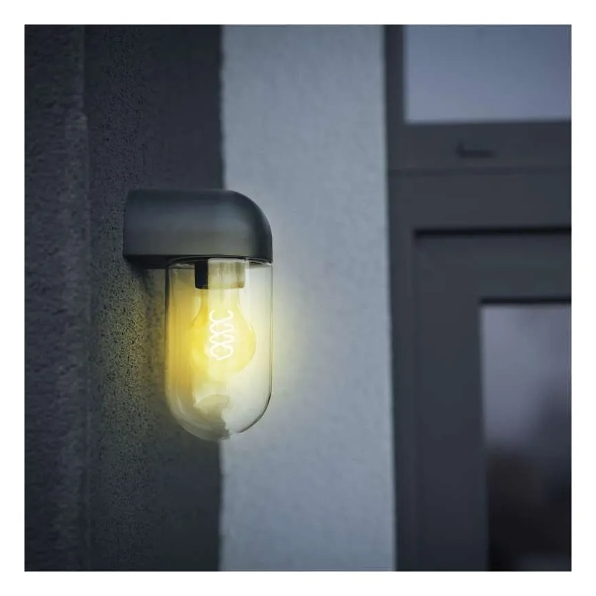 Kültéri fali lámpa CASSIA 1xE27/15W/230V IP44