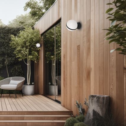 Kültéri fali lámpa CIRCULO 1xE27/40W/230V IP44