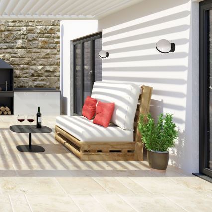 Kültéri fali lámpa CIRCULO 1xE27/40W/230V IP44