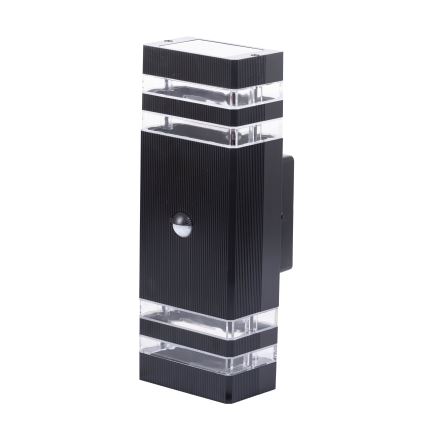 Kültéri fali lámpa érzékelővel BREZZA 2xGU10/35W/230V IP65