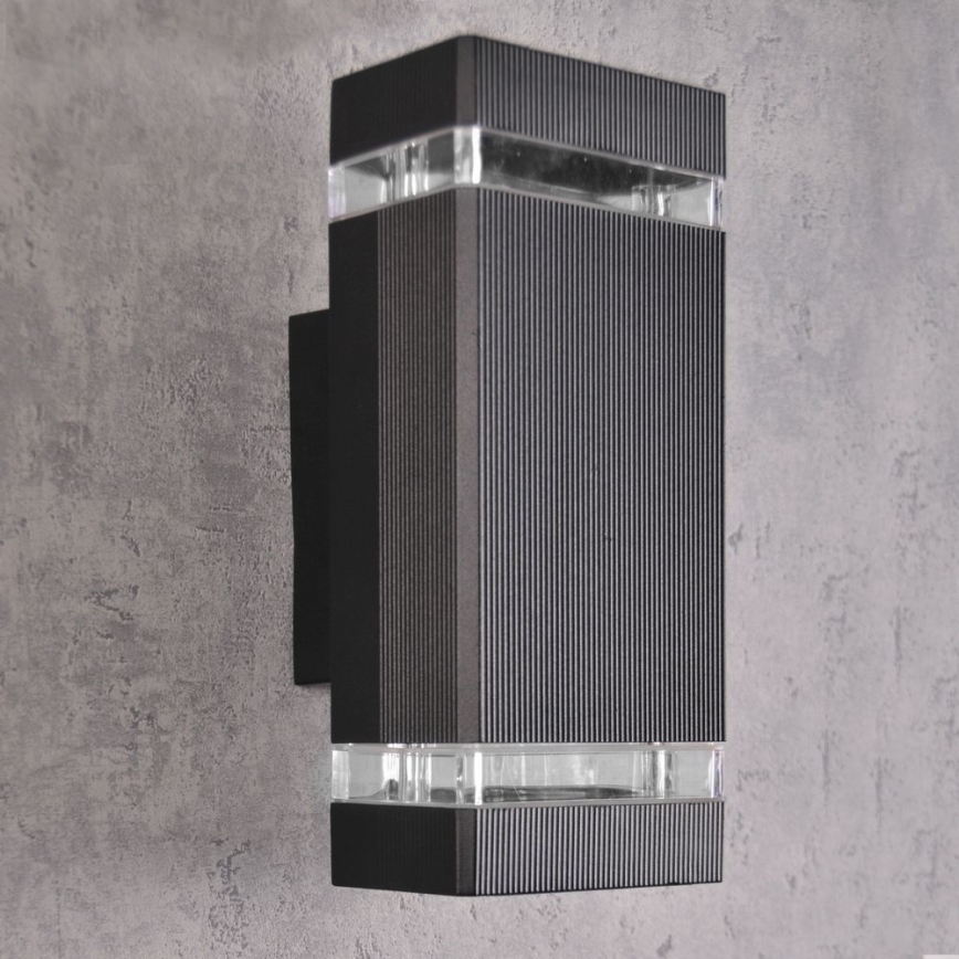 Kültéri fali lámpa GILBERT 2xGU10/10W/230V IP44