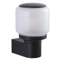 Kültéri fali lámpa MADRID, 1x E27/12W/230V, IP44, fekete