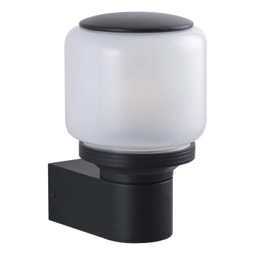 Kültéri fali lámpa MADRID, 1x E27/12W/230V, IP44, fekete