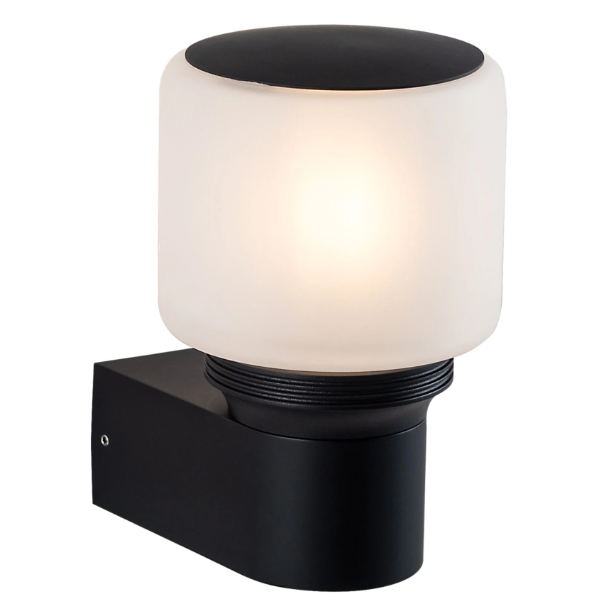 Kültéri fali lámpa MADRID, 1x E27/12W/230V, IP44, fekete