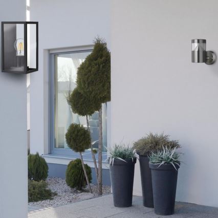 Kültéri fali lámpa MALMO 1xE27/15W/230V fekete