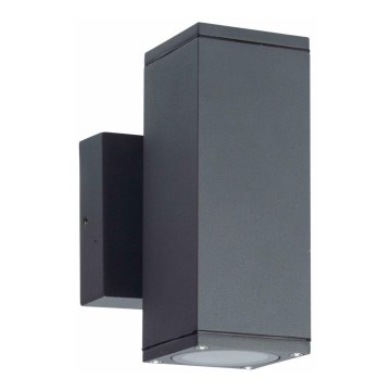 Kültéri fali lámpa MORRIS 2xGU10/35W/230V IP54