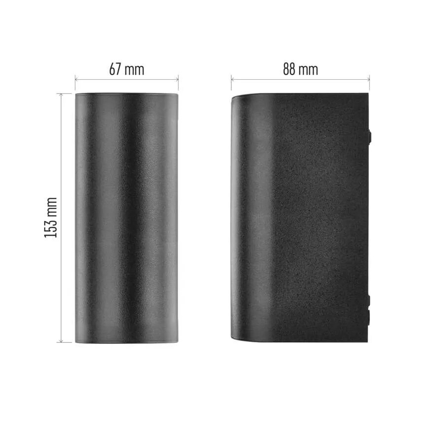 Kültéri fali lámpa OCULUS 2xGU10/7W/230V IP44