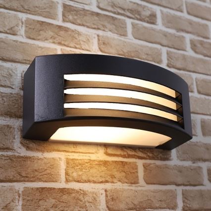 Kültéri fali lámpa OLIANA 1xE27/60W/230V IP54 fekete