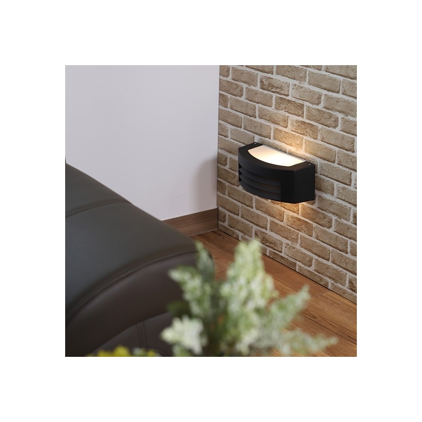 Kültéri fali lámpa OLIANA 1xE27/60W/230V IP54 fekete