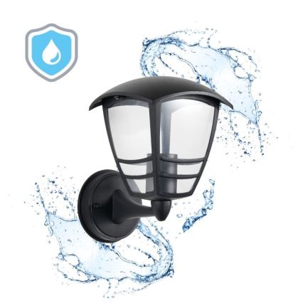 Kültéri fali lámpa TEVIO 1xE27/60W/230V IP54 fekete