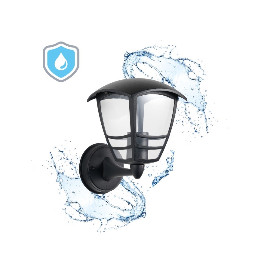 Kültéri fali lámpa TEVIO 1xE27/60W/230V IP54 fekete