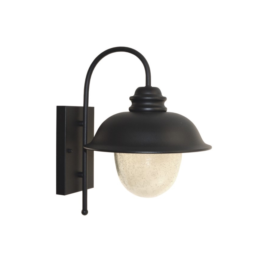 Kültéri fali lámpa ZUNA 1xE27/60W/230V IP44 fekete