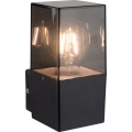Kültéri fali lámpatest 1xE27/40W/230V IP44 fekete