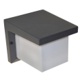 Kültéri fali lámpatest ARIANA 1xE27/40W/230V IP54 antracit