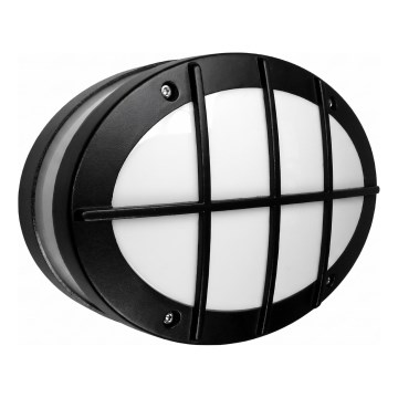 Kültéri fali lámpatest GALLUN 1xE27/60W/230V IP54 fekete