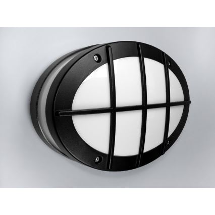 Kültéri fali lámpatest GALLUN 1xE27/60W/230V IP54 fekete