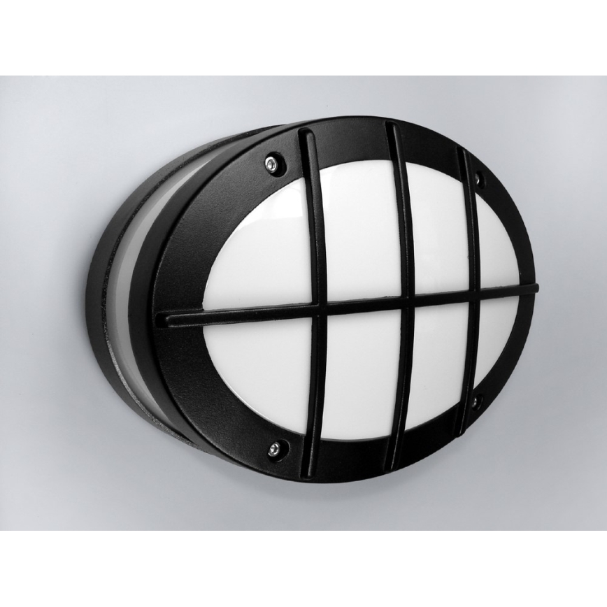 Kültéri fali lámpatest GALLUN 1xE27/60W/230V IP54 fekete