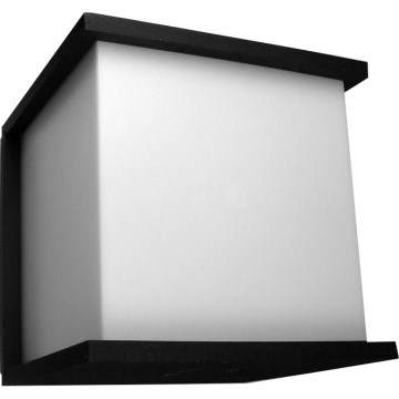 Kültéri fali lámpatest JAVEN 1xE27/60W/230V IP44 fekete