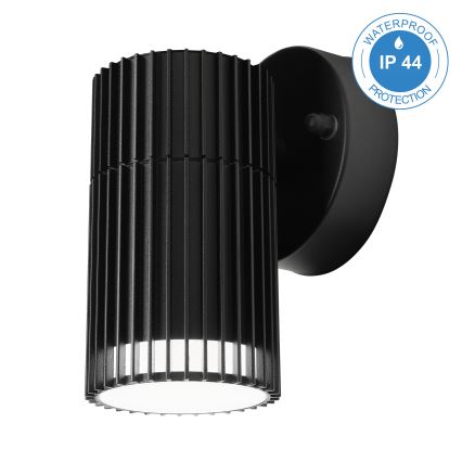 Kültéri fali spotlámpa LANTHEA 1xGU10/11W/230V IP44 fekete