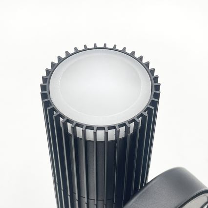 Kültéri fali spotlámpa LANTHEA 1xGU10/11W/230V IP44 fekete