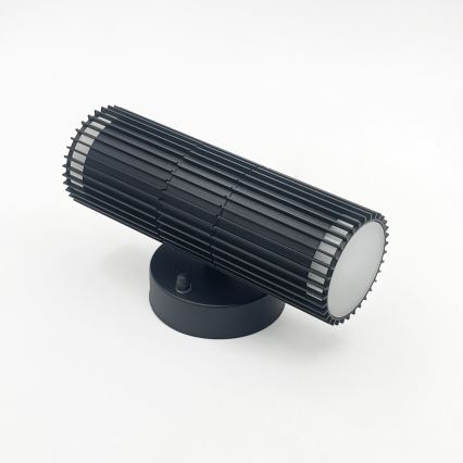 Kültéri fali spotlámpa LANTHEA 2xGU10/11W/230V IP44 fekete