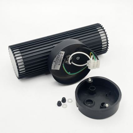 Kültéri fali spotlámpa LANTHEA 2xGU10/11W/230V IP44 fekete