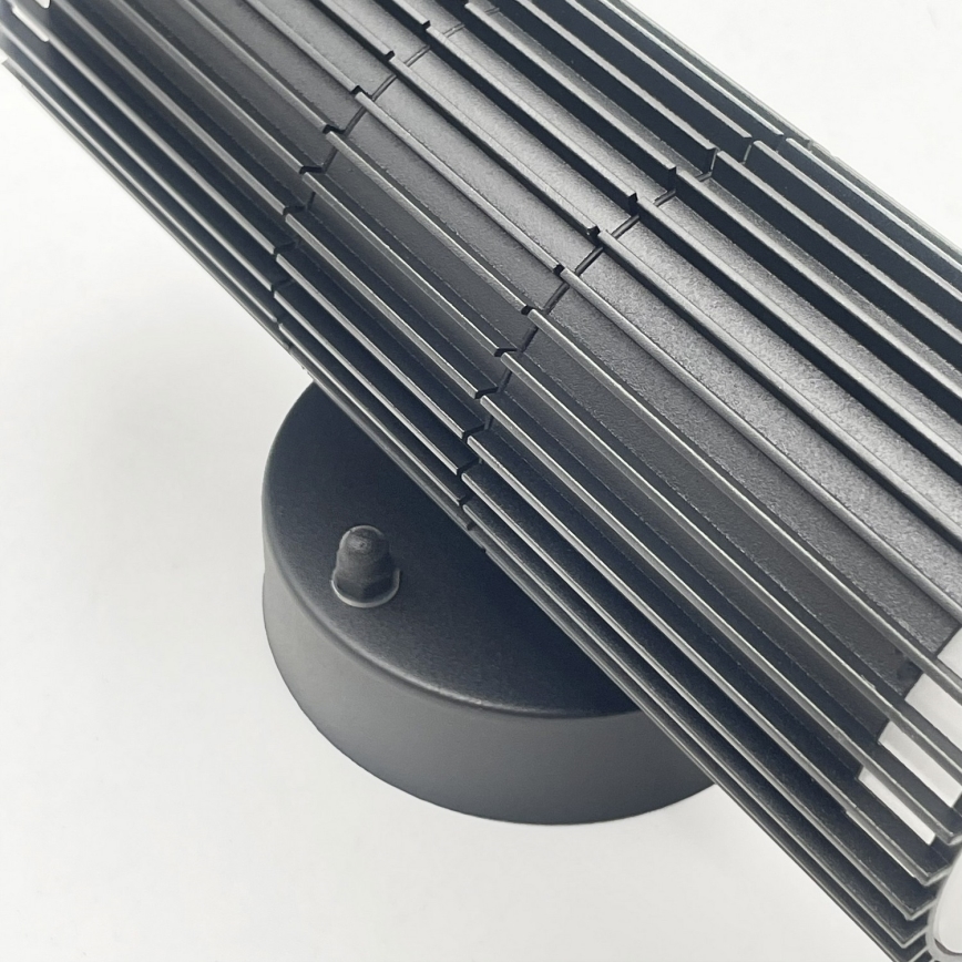 Kültéri fali spotlámpa LANTHEA 2xGU10/11W/230V IP44 fekete