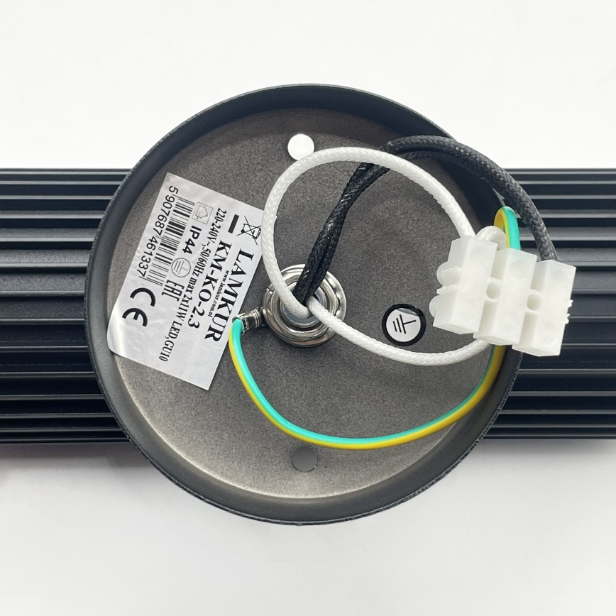 Kültéri fali spotlámpa LANTHEA 2xGU10/11W/230V IP44 fekete