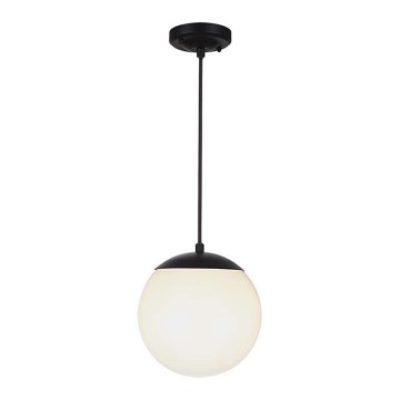 Kültéri függőlámpa kábellel 1xE27/60W/230V át mérő 20 cm IP44 fekete