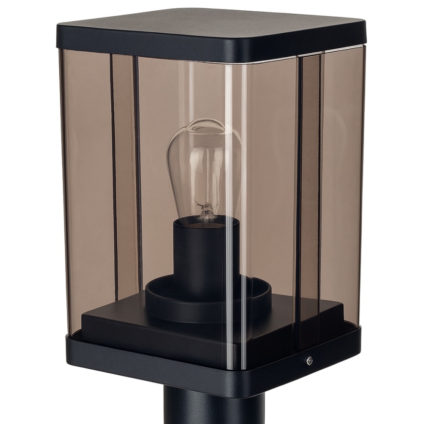 Kültéri lámpa 1xE27/60W/230V IP44 fekete/füstbarna