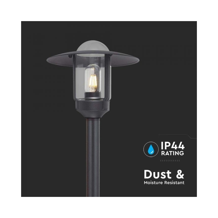 Kültéri lámpa 1xE27/60W/230V IP44 fekete