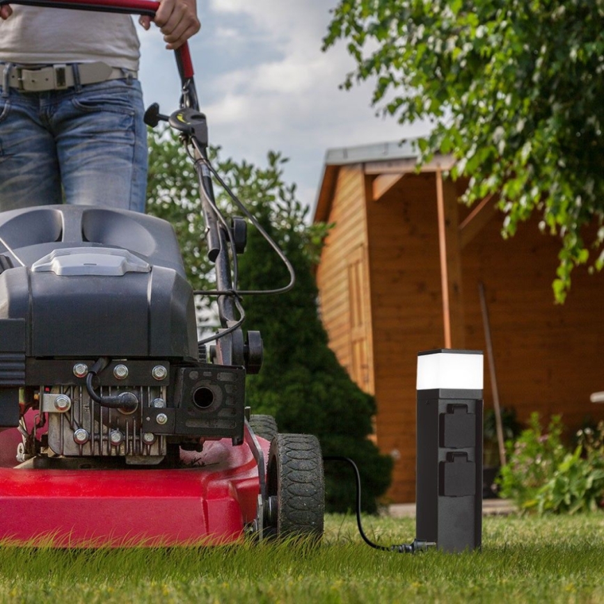 Kültéri lámpa 2 aljzattal 1xG9/11W/230V IP44