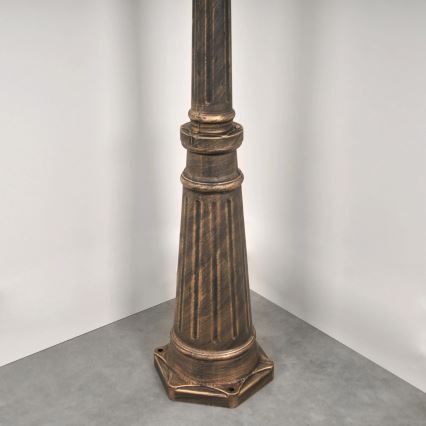 Kültéri lámpa 3xE27/20W/230V IP43 2,58 m patina