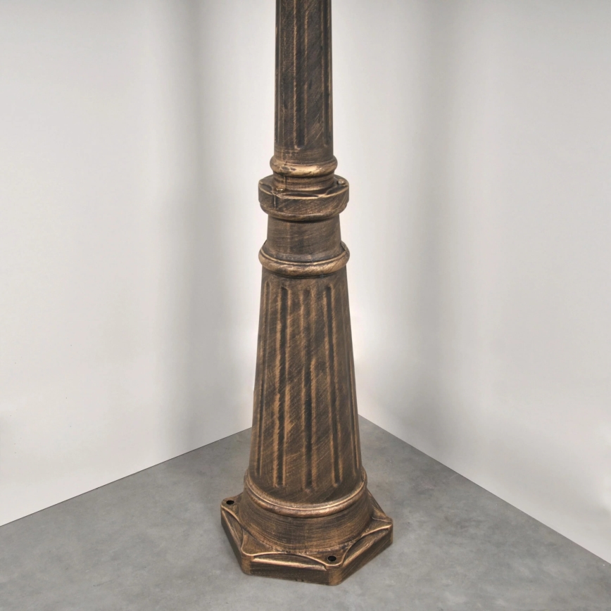 Kültéri lámpa 3xE27/20W/230V IP43 2,58 m patina