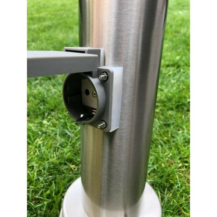 Kültéri lámpa aljzattal SYDNEY 1xE27/21W/230V 110 cm IP44