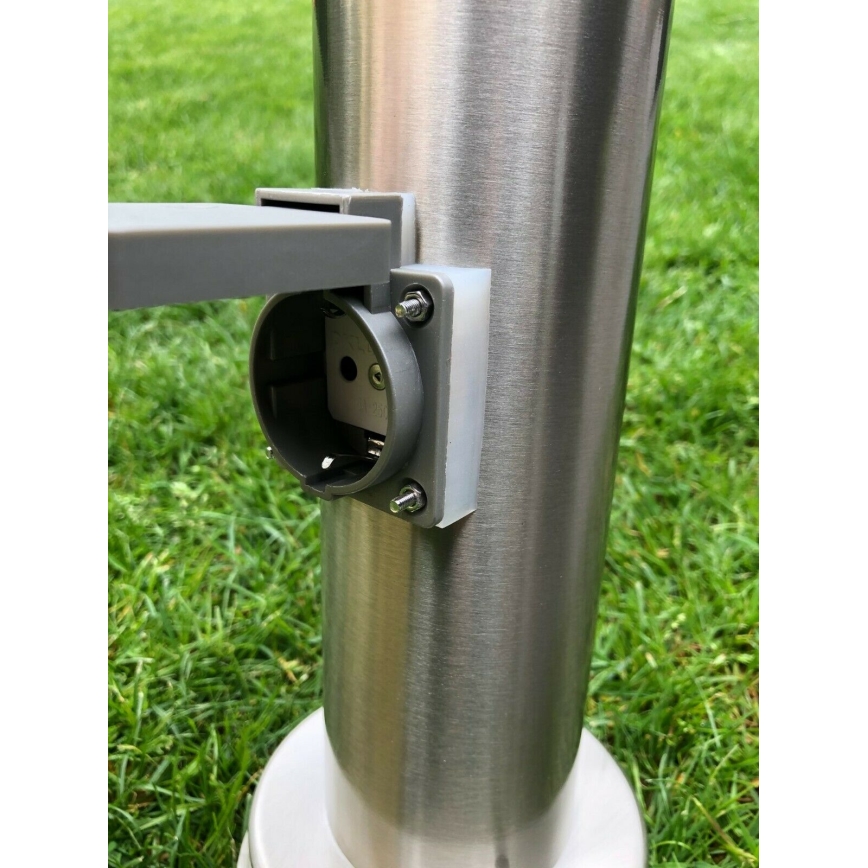 Kültéri lámpa aljzattal SYDNEY 1xE27/21W/230V 110 cm IP44