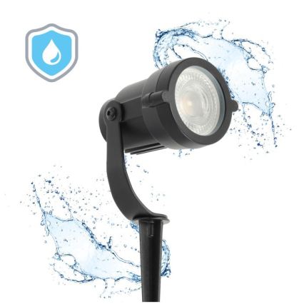 Kültéri lámpa BLAKE UNO 1xGU10/35W/230V IP65 fekete