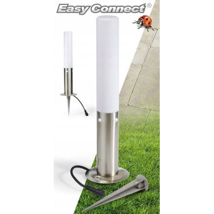 Kültéri lámpa EASY CONNECT 1xE27/20W/230V IP44 rozsdamentes