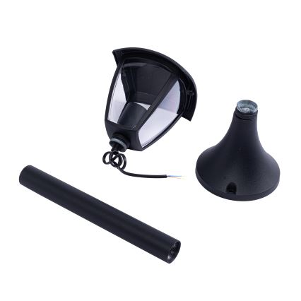 Kültéri lámpa FOX 1xE27/40W/230V IP44 fekete