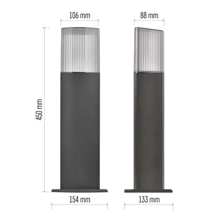Kültéri lámpa LANA 1xE27/25W/230V IP54 45 cm