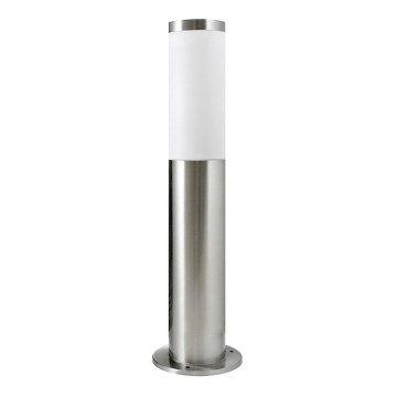 Kültéri lámpa LIVIA 1xE27/10W/230V 45 cm IP44 ezüstszínű