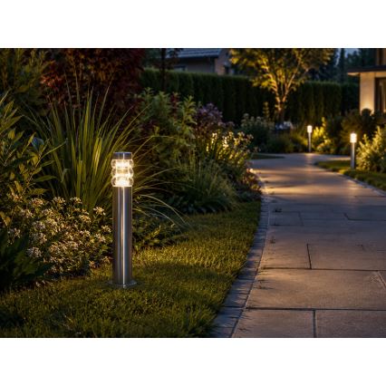 Kültéri lámpa LULA 1xE27/60W/230V 45 cm IP44 matt króm