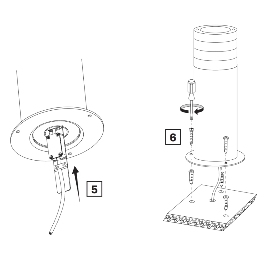 Kültéri lámpa RINO 1xE27/12W/230V IP54 74 cm fekete
